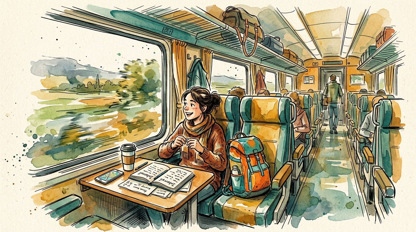 Watercolor illustration for student travel discounts hacks 2026 guide