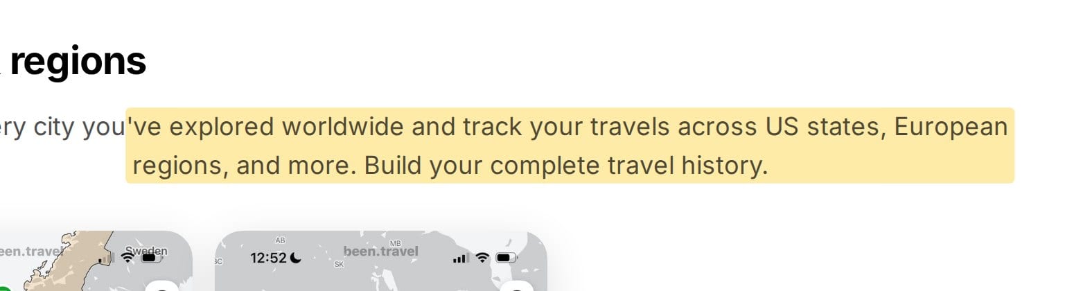The second, unrelated app also called been, from a different developer, making a similar US states claim