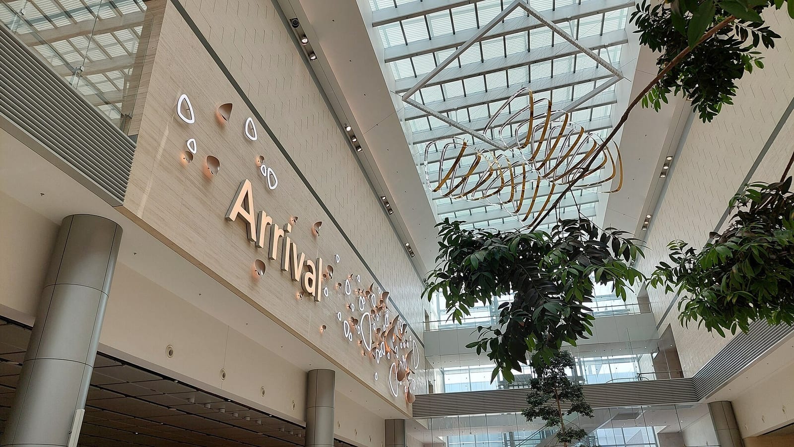 The arrival hall at Singapore Changi's Terminal 4, one of five stopovers needing no transit visa for Australians