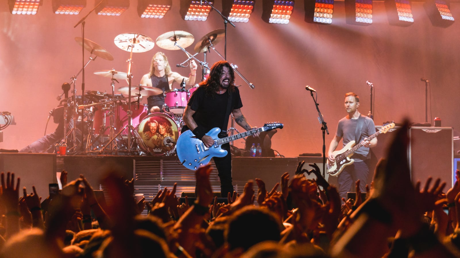 Foo Fighters performing live