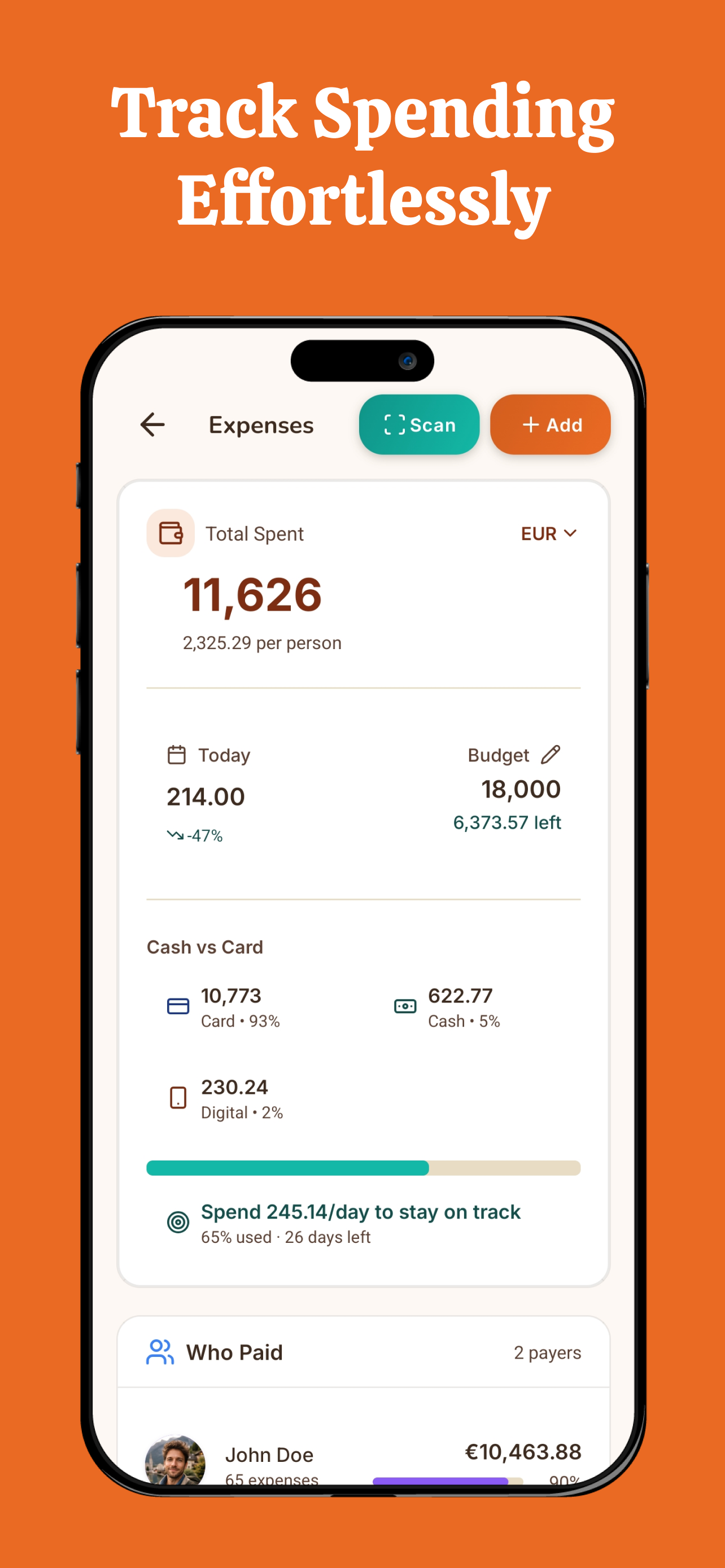 Track Spending Effortlessly