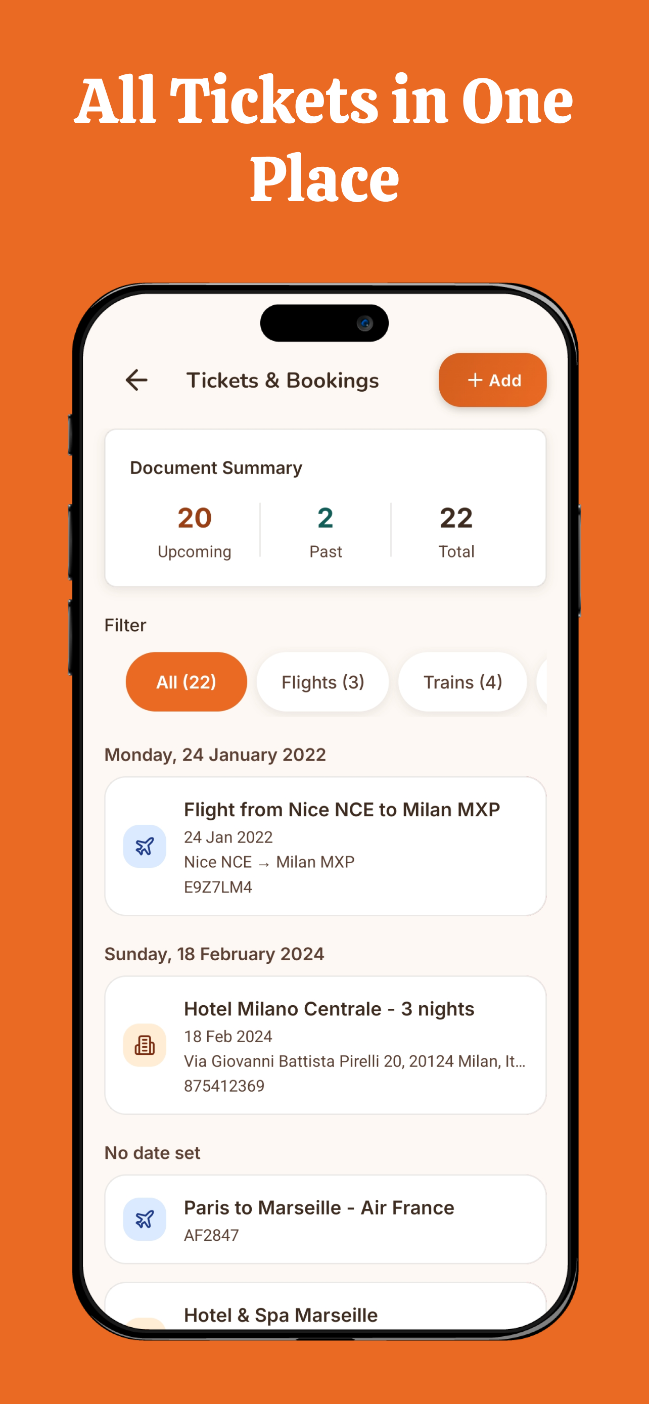 All Tickets in One Place